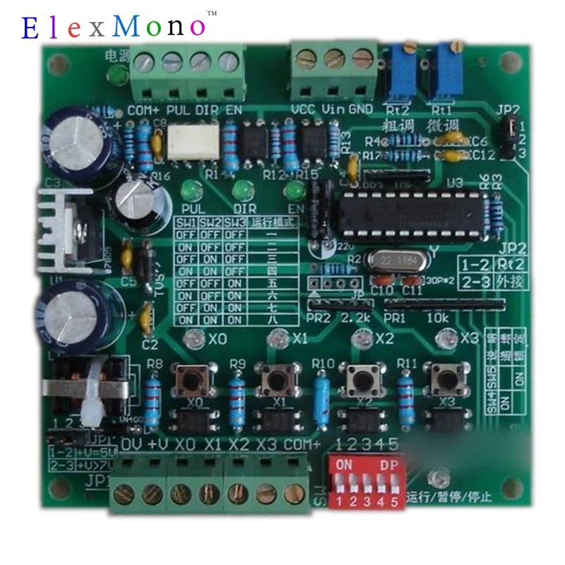 

DC5~24V 0Hz~100kHz Stepper Motor Speed Regulator - High Frequency Pulse Signal Generator Square Wave