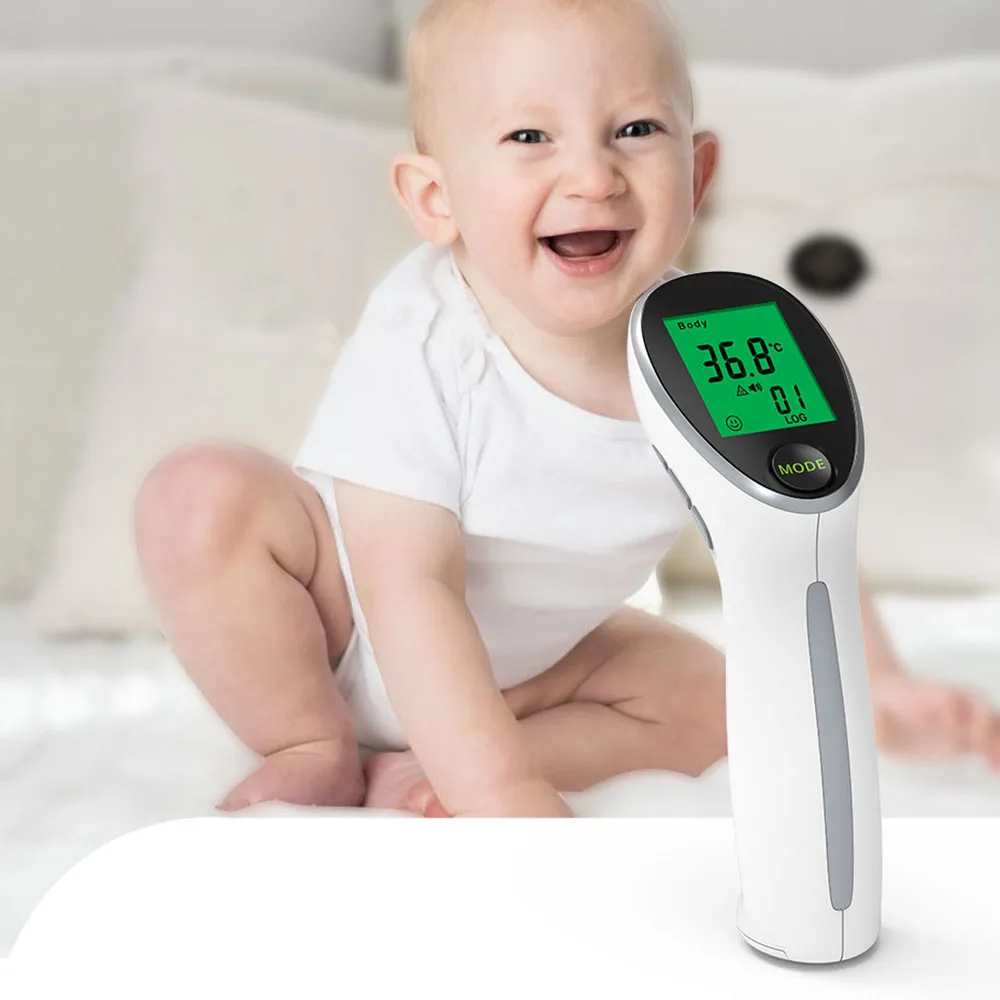 Baby Digital Thermometer Infrared Forehead Body Thermometer Non-Contact Temperature Measurement