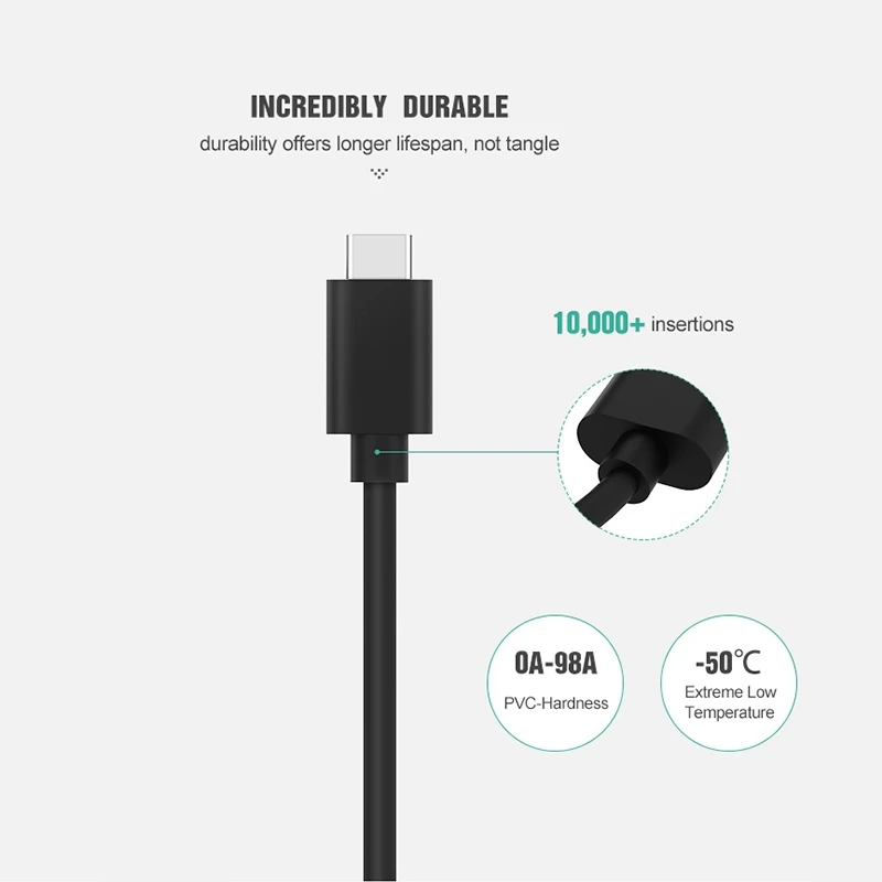 Быстрое зарядное устройство USB кабель для передачи данных для S8, S9, Plus Note 8, A8 A5 белый