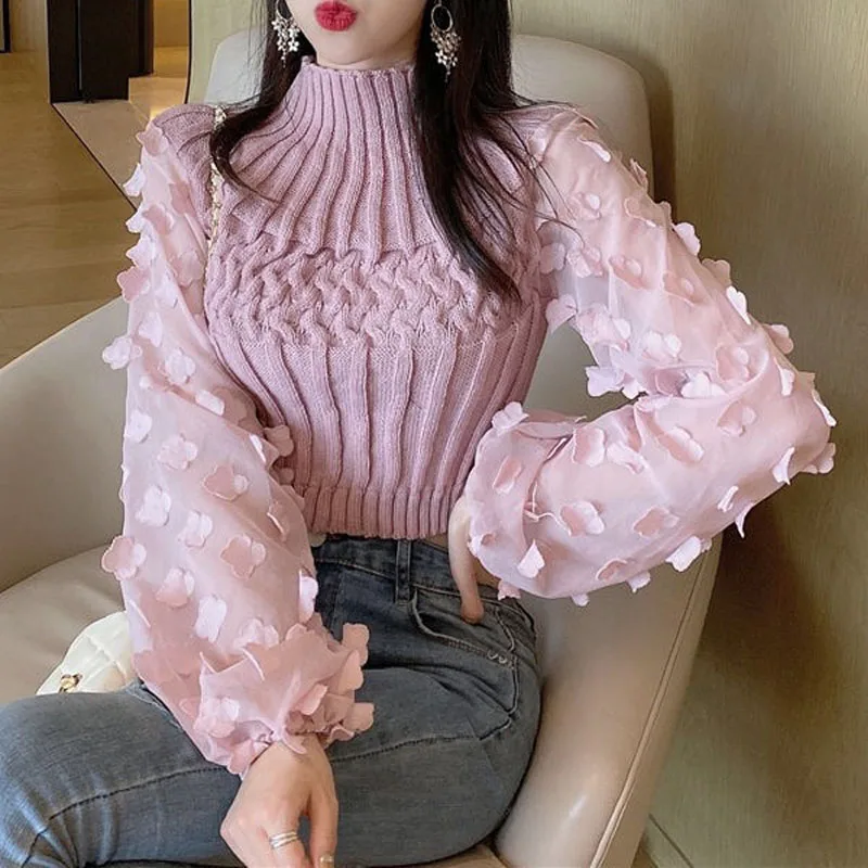 Женские Элегантные блузки с рукавами-фонариками на весну и лето женские модные