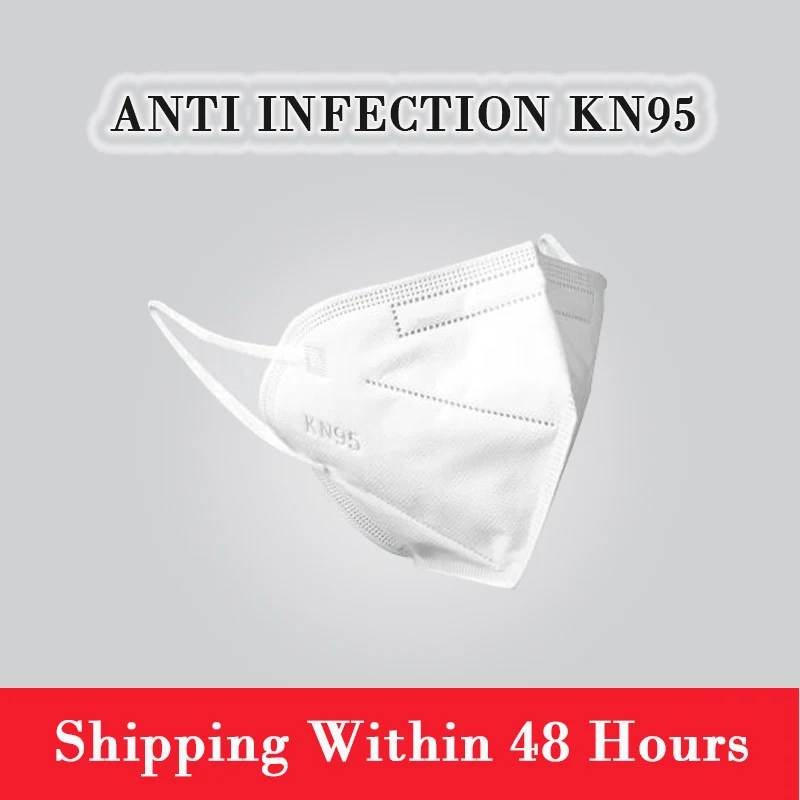 

KN95 Face Masks Dust Respirator N95 Masks Adaptable Against 20 Pcs Pollution Breathable Mask as KF94 FFP2