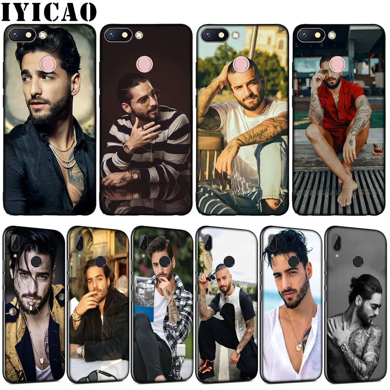 

IYICAO Maluma Soft TPU Silicone Phone Case for Xiaomi Redmi K20 S2 GO 7A 6A 5A 5 Plus 4A 4X Note 8 7 6 Pro Cover