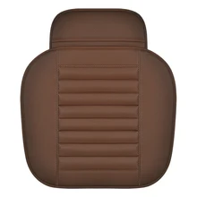 Универсальная кожаная Подушка сиденья автомобиля четыре сезона водонепроницаемое оснащение салона машины автостайлинг