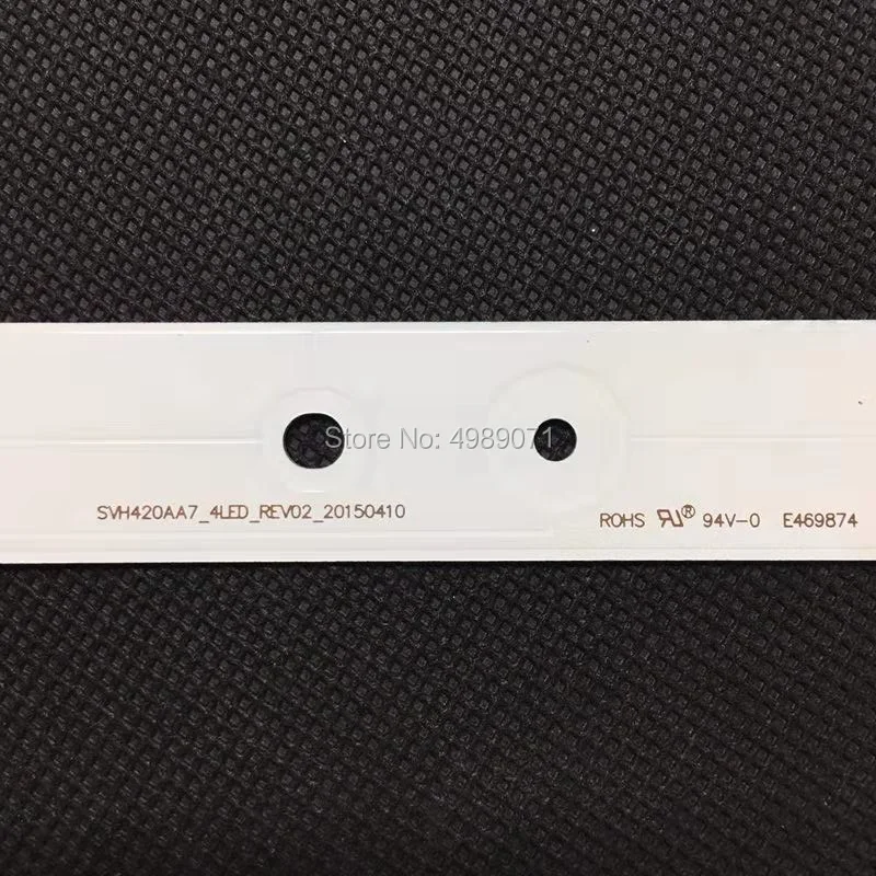 XIN люмен E469874 7 шт/комплект светодиодный полоски для Hisense 43 ТВ LC 43N4000U LC 43N6100U LC 43N610CU HD426DF B51 SVH420AA7 4 светодиодный