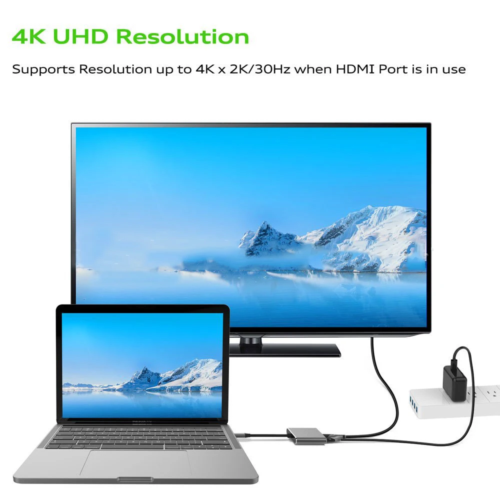 Type C USB 3,1-USB-C 4K HDMI USB 3,0 кабель-адаптер 3 в 1 концентратор для Macbook Pro Для IMac Pro для nintendo переключатель для lenovo