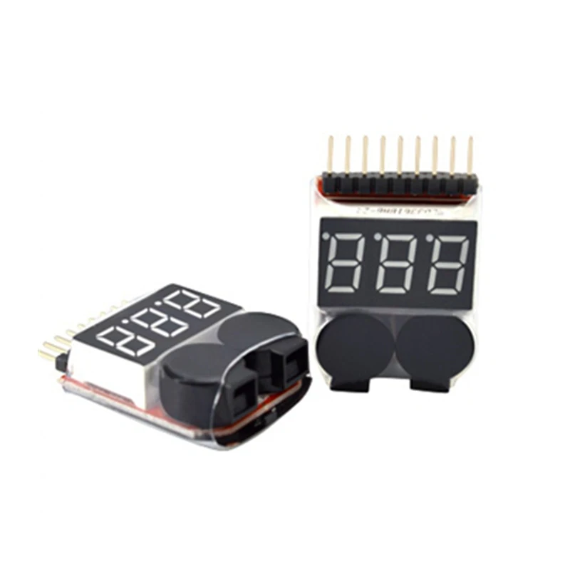 AOKoda 1-8s Li-po тестер низкого напряжения сигнализация 2-в-1 lipo батарея checker buzzer для