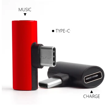 

2 In 1 Type C To 3.5mm Jack Earphone Charging Converter USB Type-C Audio Adapter for Xiaomi 6 Huawei P10 Mate 20 Type C Phones