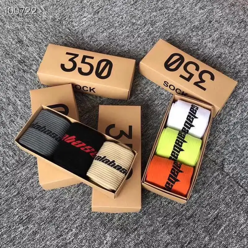 

Men Socks 3 Pairs Calabasas Socks Colors High Quality Cotton Calabasas Socks Unisex Women Casual Kanye West Heron Preston DHL