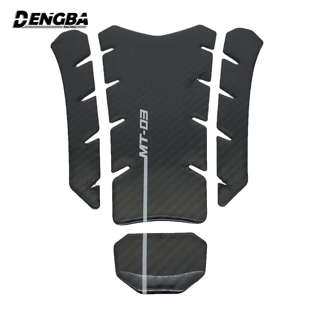 3D углеродное волокно наклейка эмблема защита Tankpad Танк Pad Cas кепки для YAMAHA MT-03 MT03 - Цвет: Многоцветный