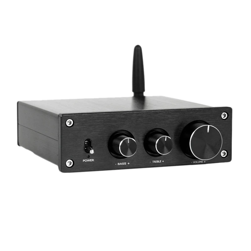 Усилитель сабвуфера класса D 2X50W + 1X100W с Bluetooth 5 0 HIFI Цифровой стерео для домашнего