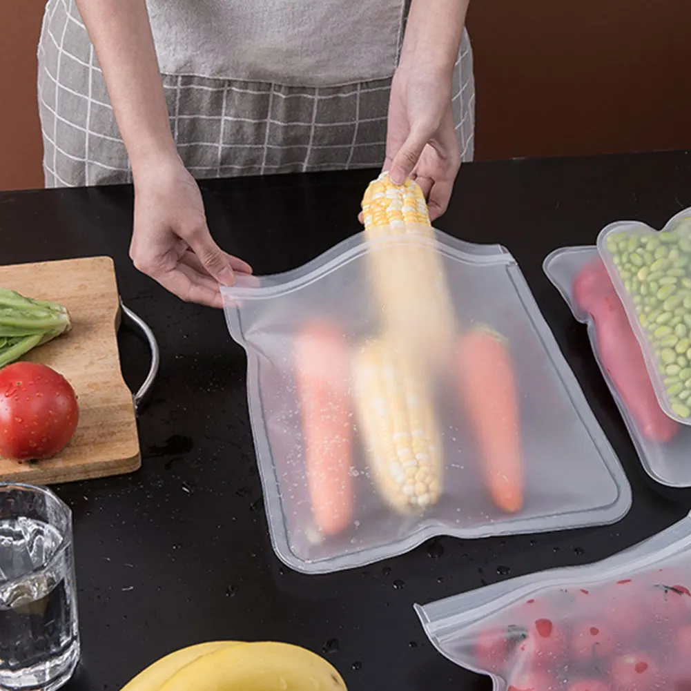 

12 шт./набор, Многоразовые Пакеты для хранения продуктов