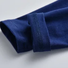 Г., стиль, футболка с длинными рукавами для мальчиков Лидер продаж, весенне-осенняя футболка с длинными рукавами, сапфирово-синий рисунок, футболка с дельфином для мальчиков