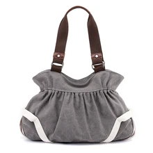 Фабра новые женские сумки холщовые женские сумки через плечо складные повседневные сумки Хобо серые