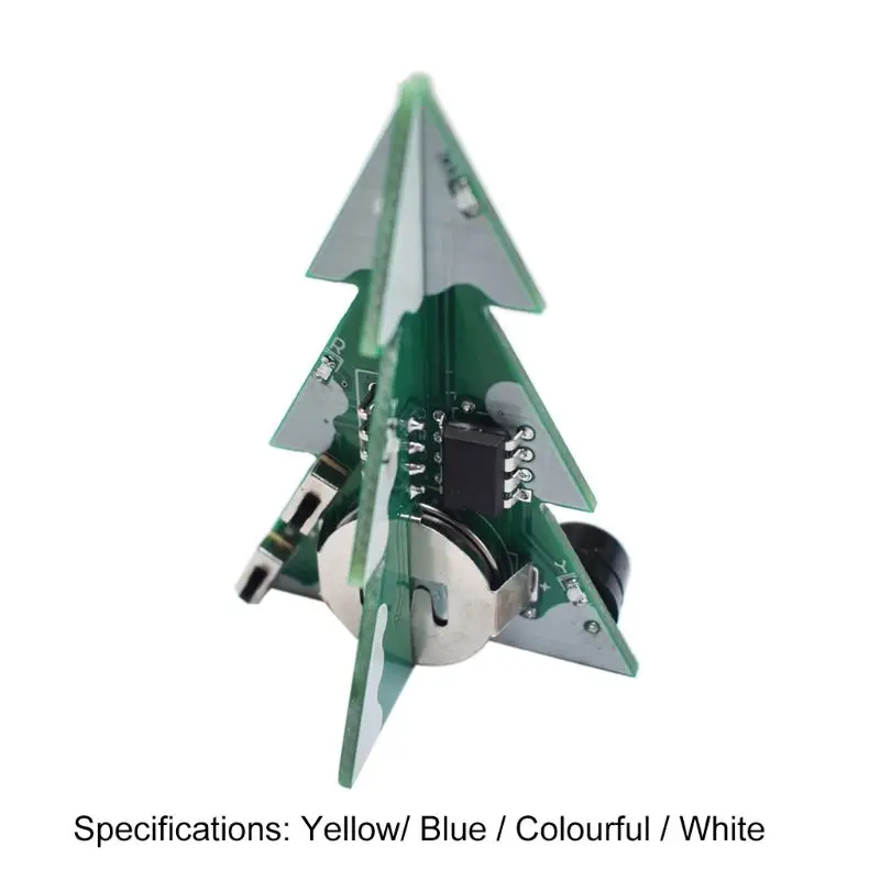 3D мини PCB стерео Рождественская елка &quotсделай сам&quot Музыка Комплект электронных