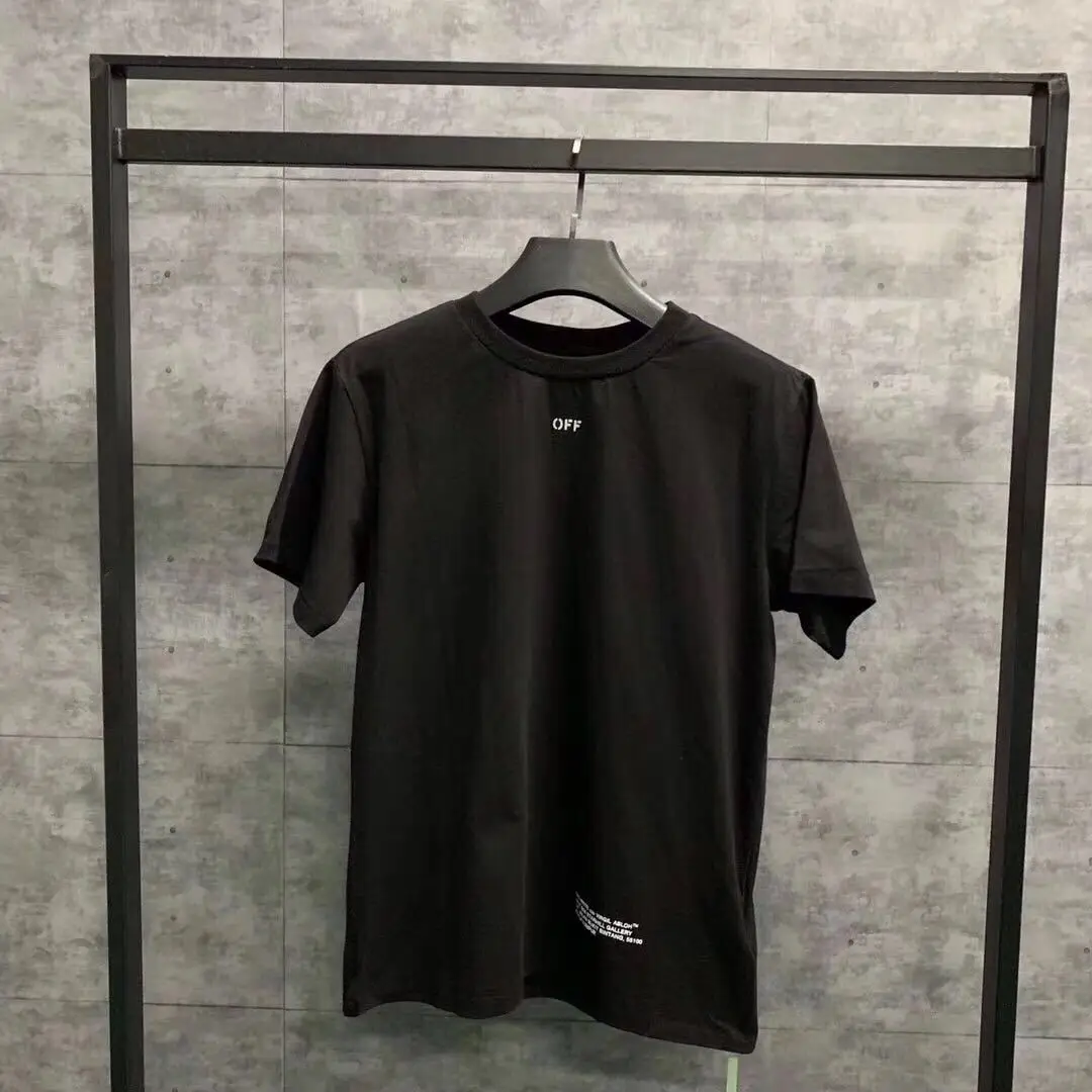 OFF-WHITE OW 19SS limited 3M светоотражающая Футболка с принтом стрелы, хлопковая повседневная мужская пара с коротким рукавом, опт и розница