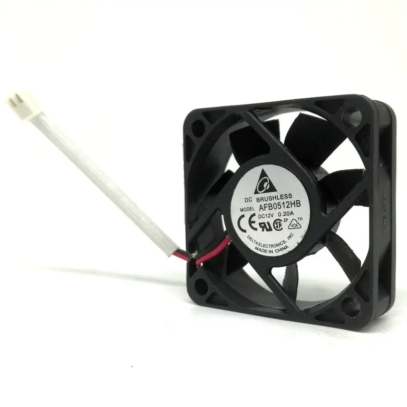 AFB0512HB DC12V 0.20A 50x50x15 мм(5 см) 2 линии охлаждающего вентилятора компьютера