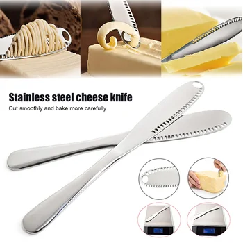 

Newly Stainless Steel Butter Spreader Cutter Cheese Curler Slicer Kitchen Tool BN99