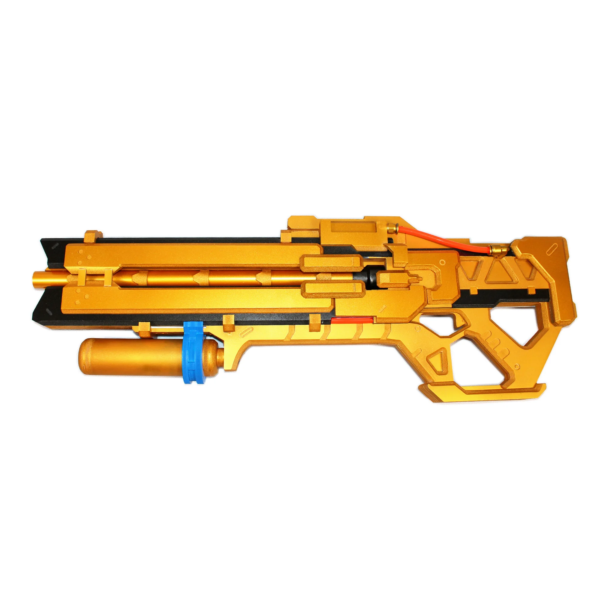 Gold Overwatch OW Солдат 76 Jack Morrison пистолет Книги об оружии Косплэй реквизит из ПВХ - Цвет: Gold