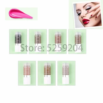 

New Korean GALAXI-PRO Microblading pigment Permanent Makeup eyebrow Pigment Plant mix color tattoo ink for eyebrow lip Cosmetic