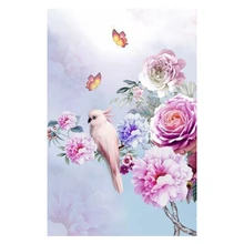 Лучшие Diy 5D алмазная картина цветы пиона вышивка крестиком круглые комплекты алмазов вышивка Дом стразами украшения