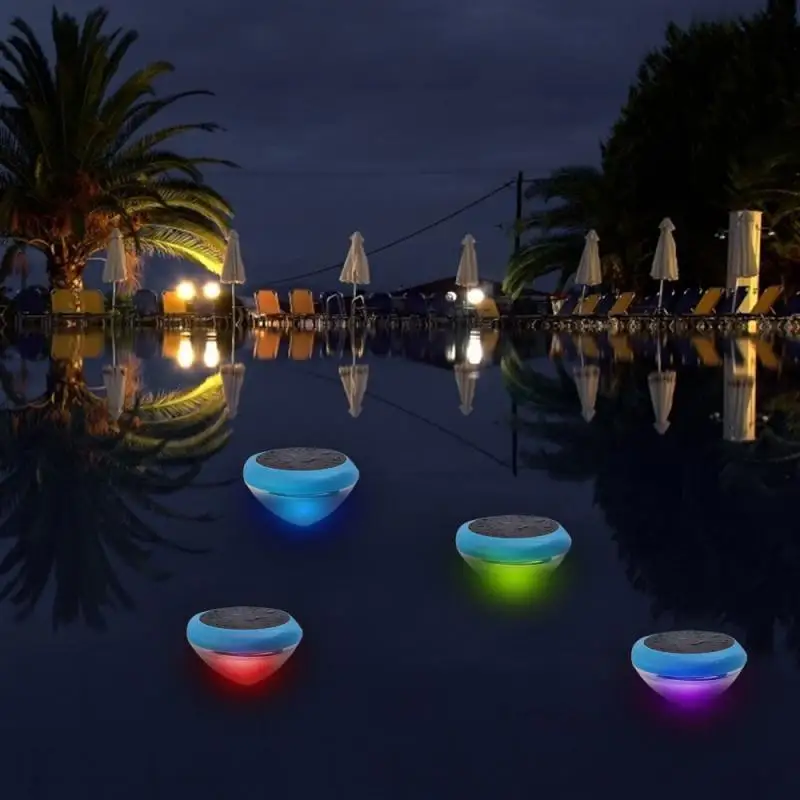 under water light Solar Floating Light LED Lights ​Swimming Pool Waterproof Solar Power 7 Color Changing LED Decor Water Drift Lamp Fishing Light outdoor solar color changing lights