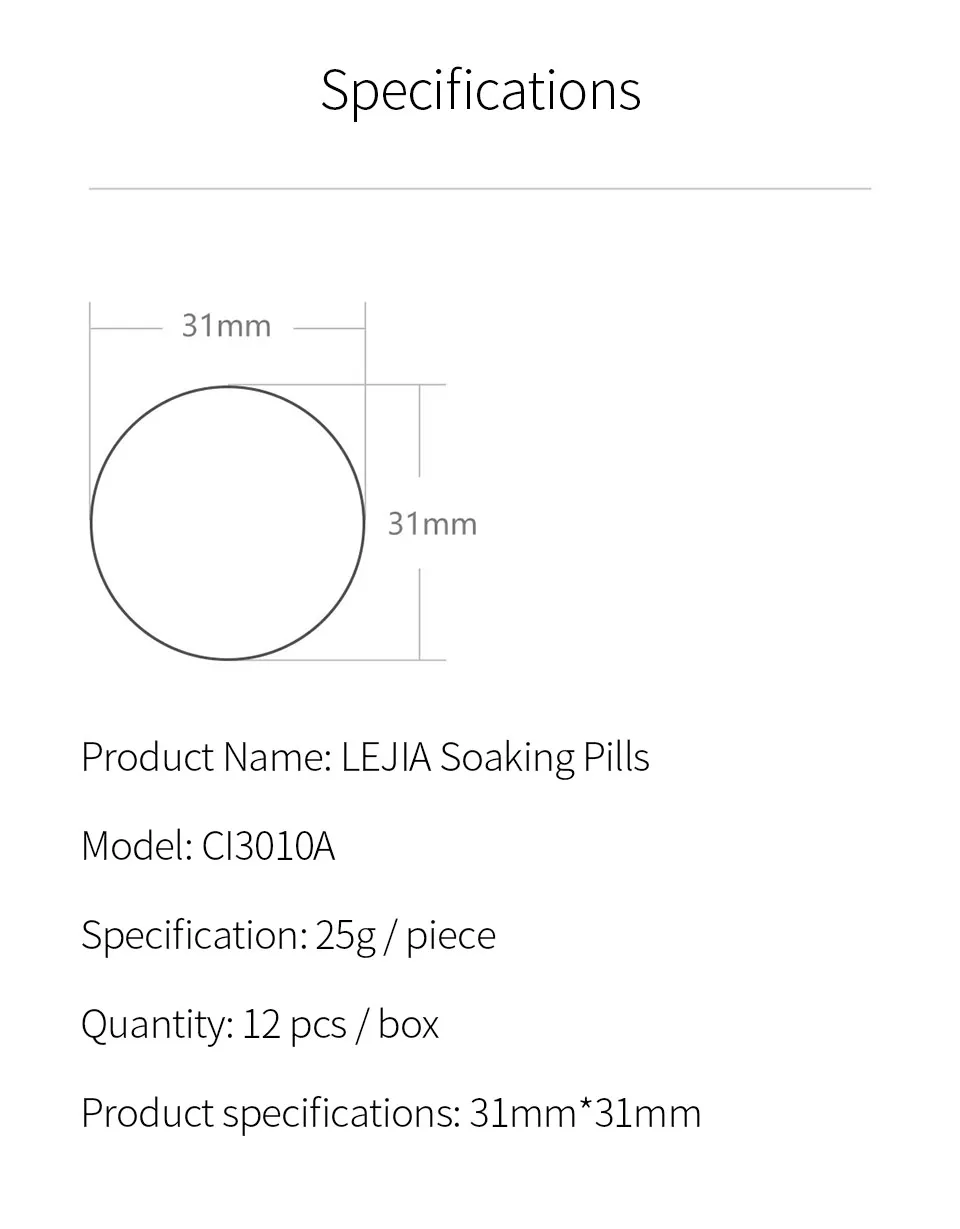 Xiaomi Mijia LJ Soaking Pills Foot Bath Balls Soaking Feet Wraps Feet Deodorant Glossy Moisture Passing Through Foot Bath