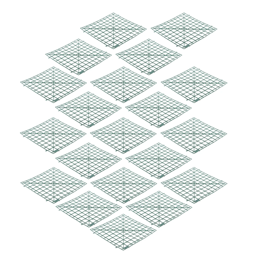 20 Pack Flower Wall Plastic Panel Holder Hook Panels for Photo Backdrop DIY Main Road Pillar Rack