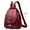 2022 Designer Backpacks Women Leather Backpacks Female School Bag  for Teenager Girls Travel Back Bag Retro Bagpack Sac a Dos ► Photo 2/6