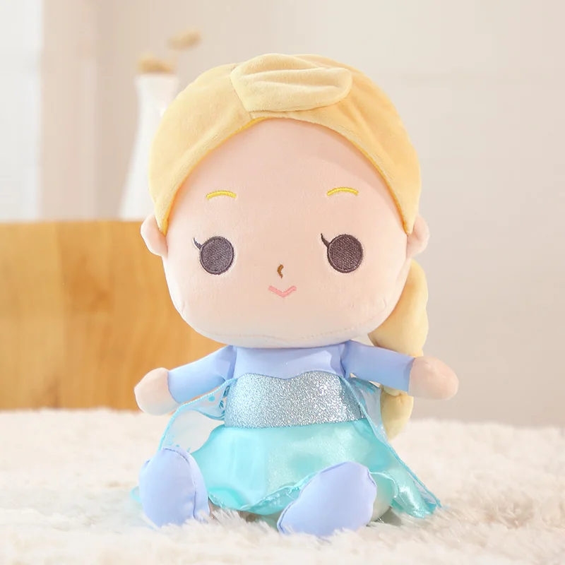 Дисней Замороженные 2 Kawaii Анна и Эльза Мягкие плюшевые игрушки милые Дисней плюшевые куклы украшение комнаты Изысканные Подарки для девочек Дети - Цвет: 1