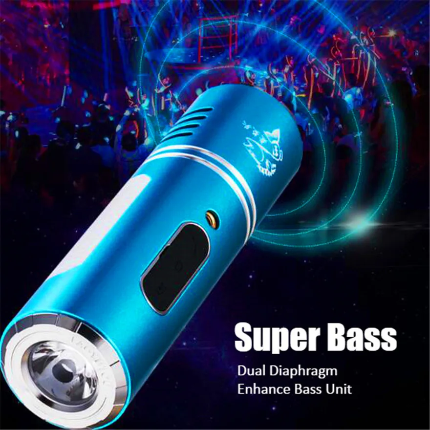 Велосипедный светильник радио Bluetooth мини динамик водонепроницаемый Hifi звуковая