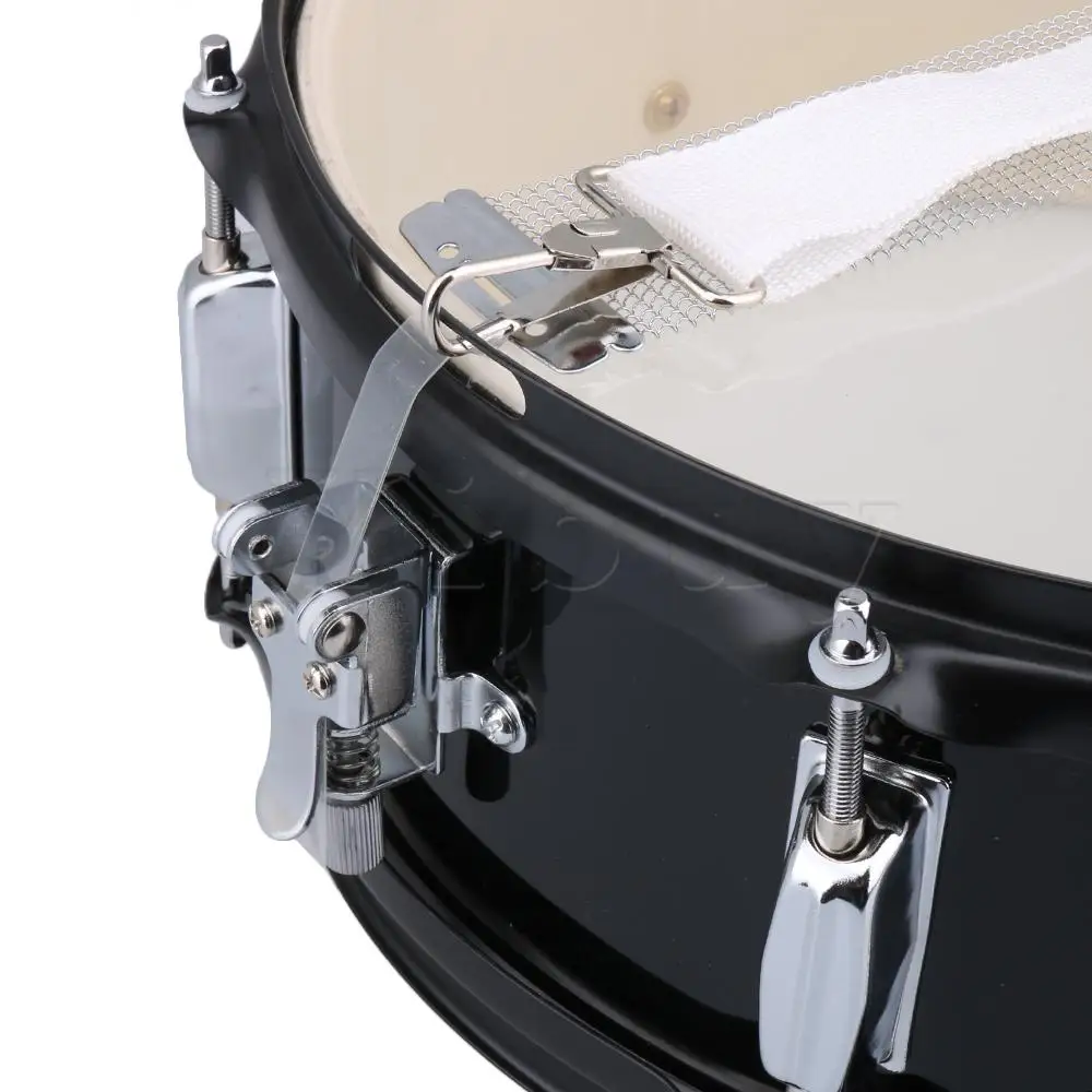 Черный барабан Snare из нержавеющей стали 14 дюймов музыкальный инструмент