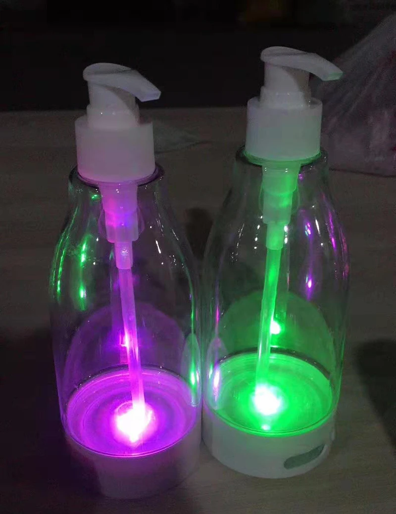 Hot Soap Brite LED Glowing liquid soap bottle Hand sanitizer dispenser sensor soap dispenser night light portable soap dispenser