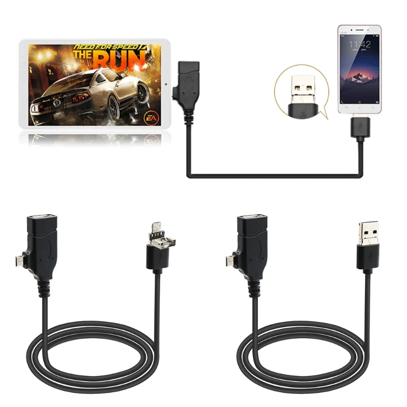 1 м микро USB OTG USB удлинитель многофункциональный кабель для ПК ноутбук Android телефон