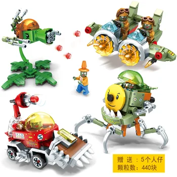 

New Plants Vs Zombies Struck Game Toy Action Toy & Figures Building Blocks Bricks Brinquedos Toys for Children Christmas Gift