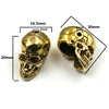 New Brass Skull Knife Beads Umbrella Rope Bead Outdoor Vintage Skull Paracord Beads Paracord Bracelet Accessories Charms Skull ► Photo 2/4