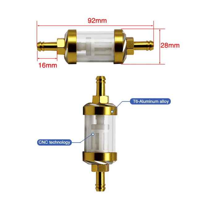 Benzinfilter 8mm - PKW Form