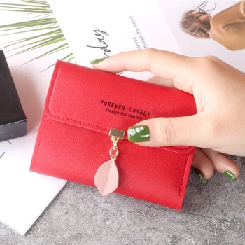 

Women Wallets Small Fashion Brand Leather Purse Women Ladies Card Bag For Women Clutch Women Female Purse Money Clip Wallet