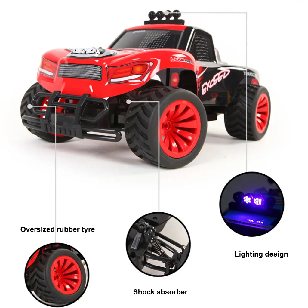 4WD RC M-onster грузовик внедорожник 2,4G дистанционное управление Buggy Crawler автомобиль красный автомобиль багги игрушки RTR Высокое качество