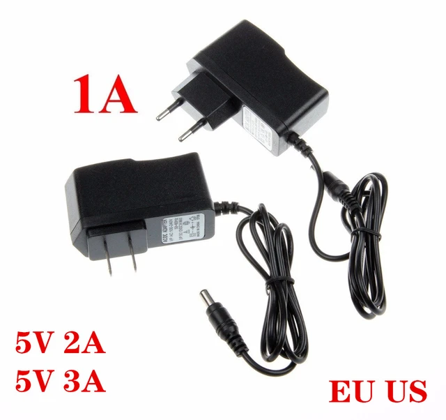 Adaptateur AC/DC avec prise EU US, chargeur d'alimentation, convertisseur 9V,  DC 9V, 0,5 A, 1A, 1,5 A, pipeline 3A, AC 100-240V - AliExpress