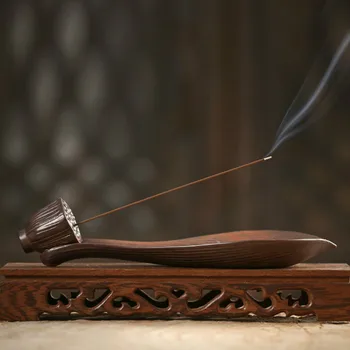 

Chinese Ceramics Incense Burner Buddha Smoke Fountain Lotus Aroma Diffuser Incense Burner Porta Incenso Home Decor DB60XX