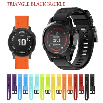 

26 22 20MM Watchband Strap for Garmin Fenix 5X 6X 6 5 5S Plus 3 3HR Watch Quick Release Silicone Easyfit Wrist Band Strap