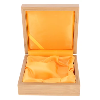 

Wooden Jewelry Box Makeup Organizer Craft Collection Storage Case 12x12x4cm