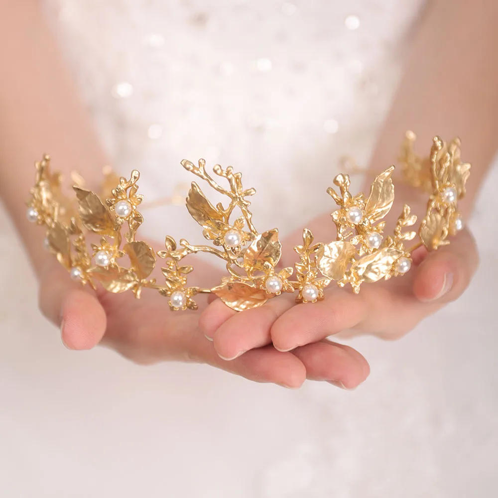 Новое поступление 2020 Золотая благородная Королевская корона искусственная