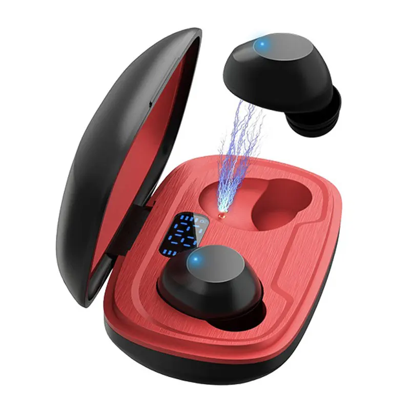Weekly Deals Wireless Earbuds LED Power Digital Indicator TWS 5 0 Headphone Earbud Mobile Earphones With Gift Box