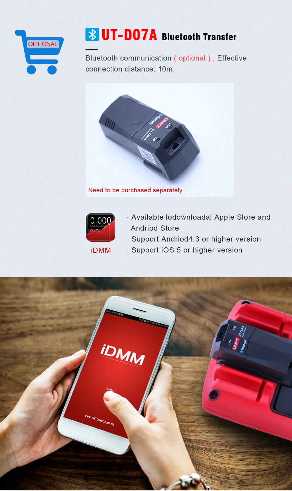 UNI T UT171A TRMS Цифровой мультиметр 40000 Граф AC DC аналоговый бар NCV VFC Ом Freq тестер USB/Bluetooth подключение хранения данных ETL