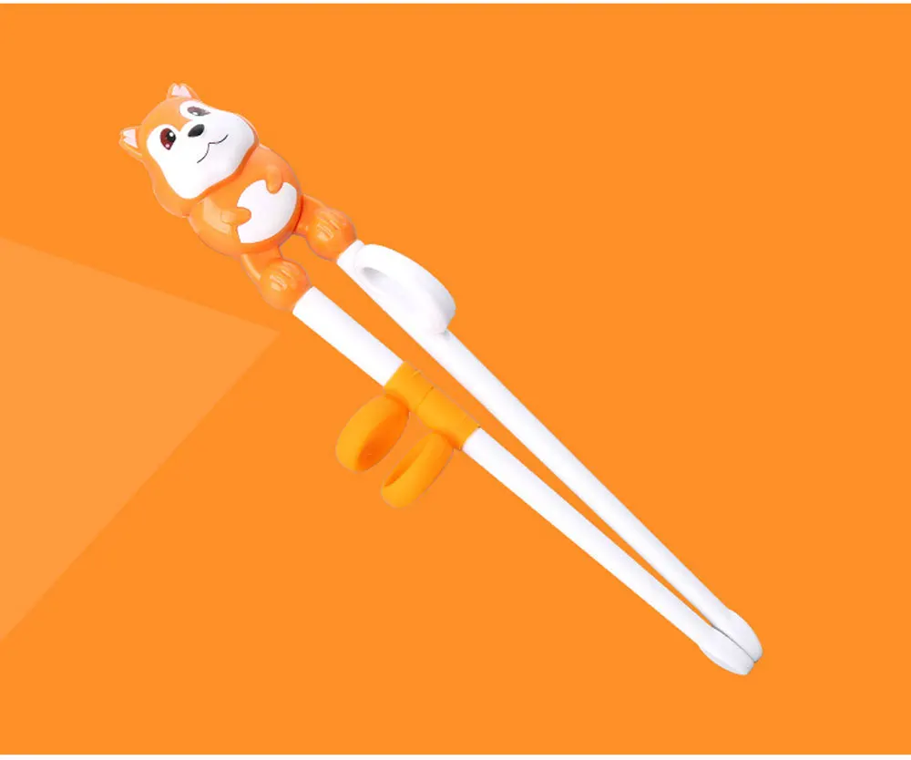 1 пара разноцветная Милая Медвежонок Панда кошка Миньоны обучающая палочка для еды детская китайская палочка для еды обучаемый подарок C1642 e