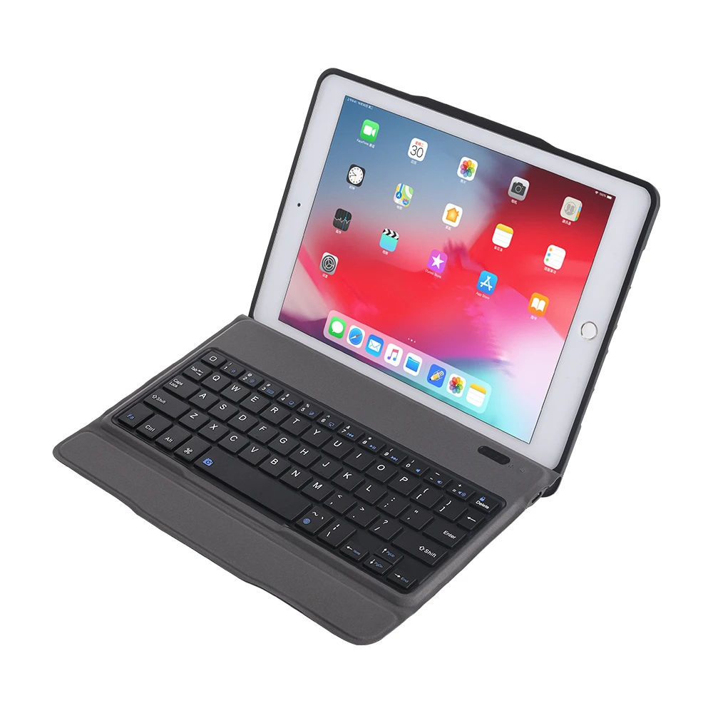 TPU Case For iPad 6th 9.7 Removable keyboard W Pencil Holder Stand Leather Cover For iPad 9.7 Case Keypad A1893 A1954