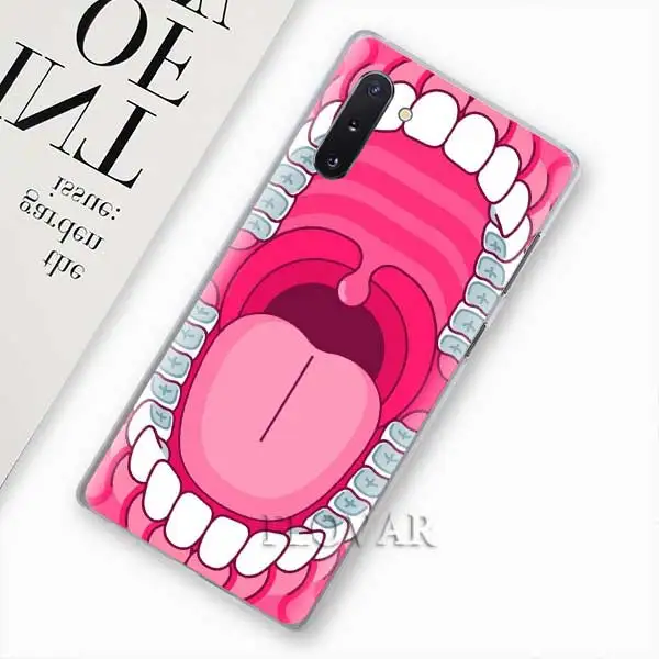 Dentist Teeth Tooth Phone Cases for Samsung Galaxy Note 10 S10 Plus 5G S10e A30 A40 A50 A60 A70 M40 Hard Cover Coque - Цвет: 004