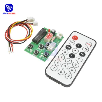 

diymore Adjustable Stepper Motor Driver Speed Controller Board DC 4 -6V / 300 -500mA with Remote Control