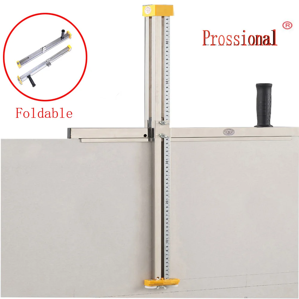 

New Folding Manual Gypsum Board Cutter Hand Push Drywall Cutting Artifact Tool Stainless Steel Woodworking Cutting Board Tools